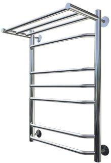 Электрический полотенцесушитель Тругор Браво 3 П с полкой 80x50см хром Браво3/элТЭН8050П